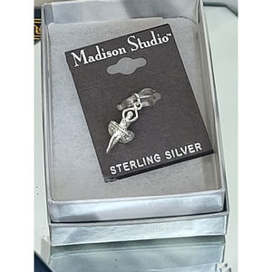 Vintage Ballerina charm Sterling Silver Madison Studio like new 1990s